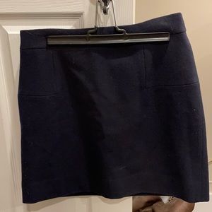 Navy J. Crew Factory Wool skirt- sz 2